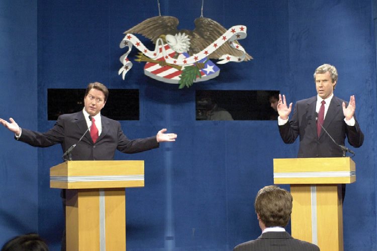 It happened on the TV show Saturday Night Live A skit poked fun at a debate - photo 41