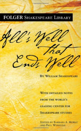 William Shakespeare - Alls Well That Ends Well