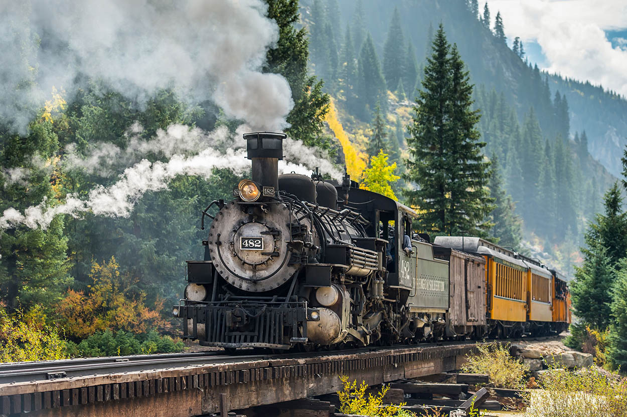 Durango Silverton Narrow Gauge Railroad CO This steam-train ride corkscrews - photo 6