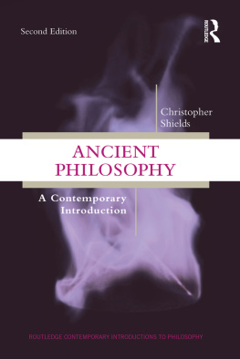 Christopher Shields - Ancient Philosophy