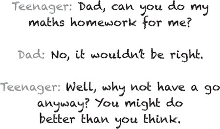 WHAT TEENAGERS SAY MOST OF THE parents we talked to want to help their - photo 2