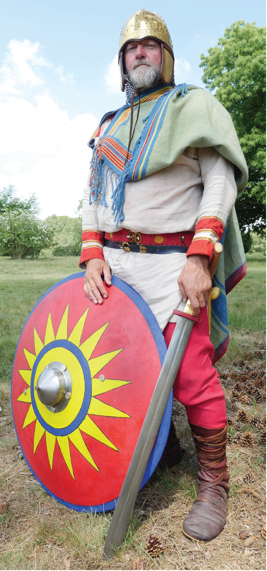 Germanic warrior of the sixth century Photo and copyright by Lindsay Kerr of - photo 4