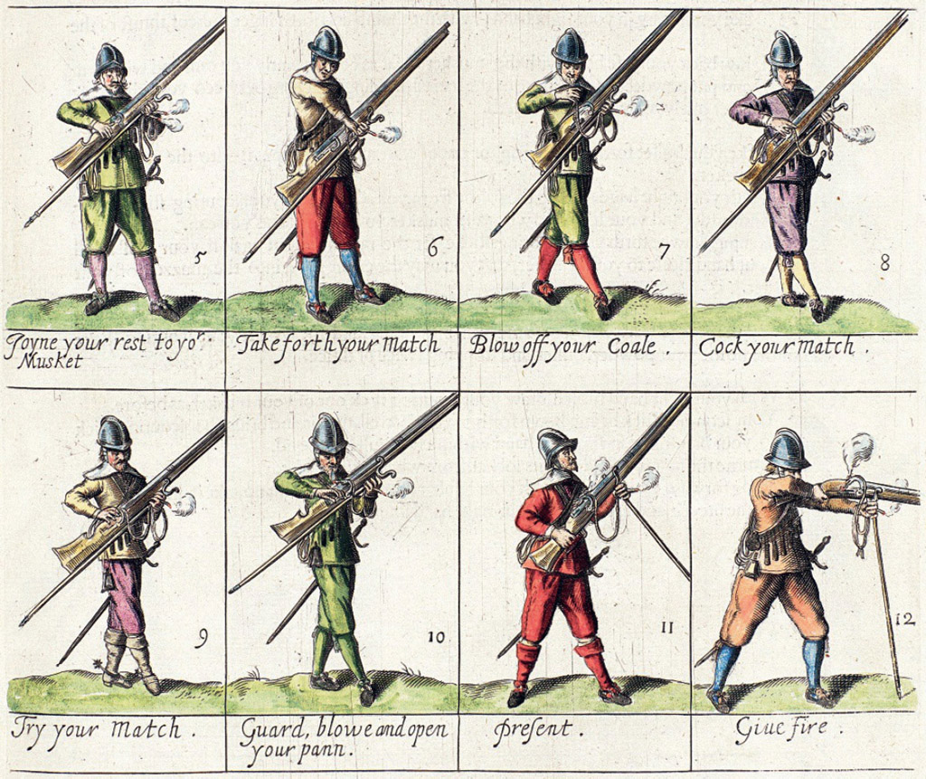 The postures of the musket Eight out of thirty-two frames from a - photo 19