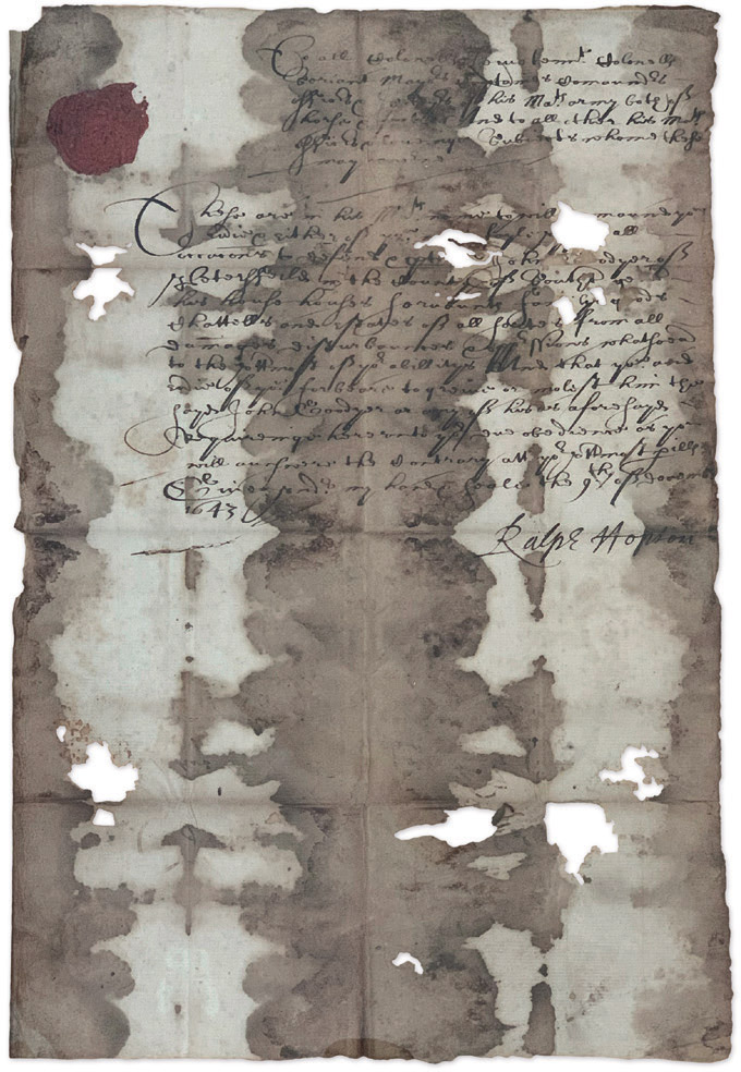 A royalist protection order issued to a friend of Thomas Johnson in - photo 21