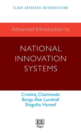 Cristina Chaminade - Advanced Introduction to National Innovation Systems