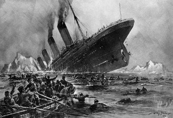 Willy Stwer The Sinking of the Titanic 1912 engraving from Die Gartenlaube - photo 3