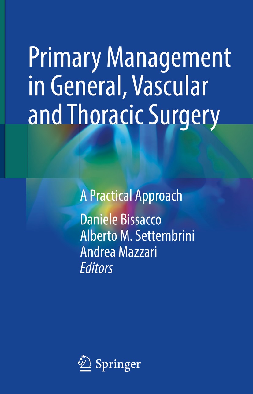Book cover of Primary Management in General Vascular and Thoracic Surgery - photo 1