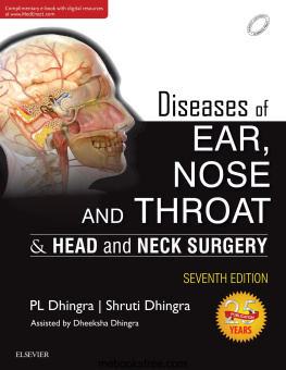 P L. Dhingra Dhingra - Diseases of Ear, Nose and Throat