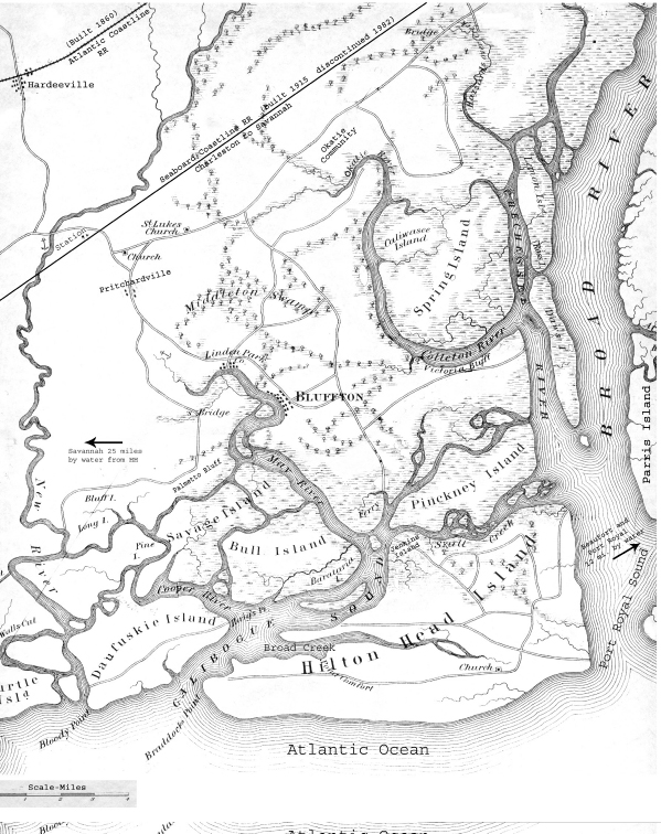 Section of the South Carolina Lowcountry where the storytellers lived Map from - photo 3