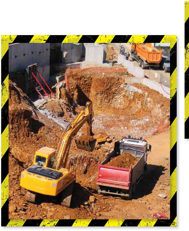 Building Skyscrapers First machines dig a large deep hole A - photo 14
