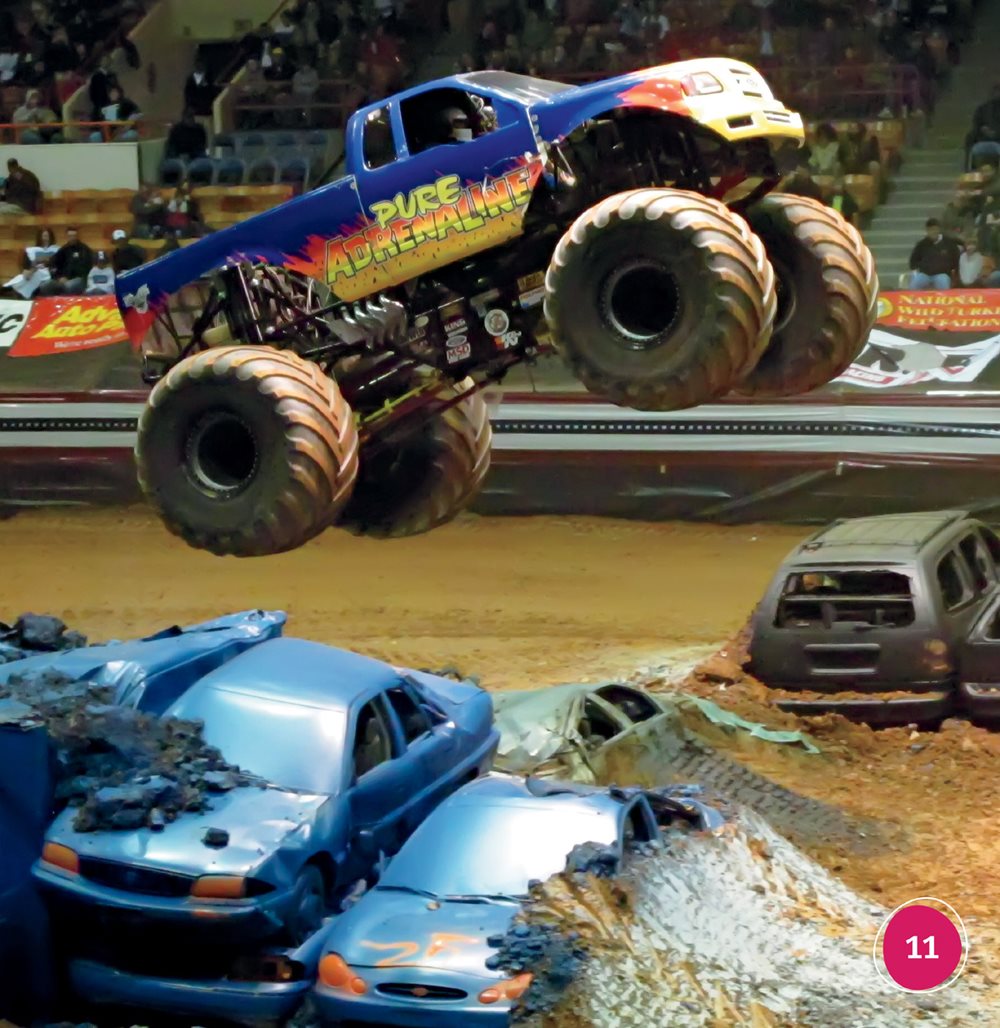 Monster trucks are painted Some look like animals Others have flames or - photo 11