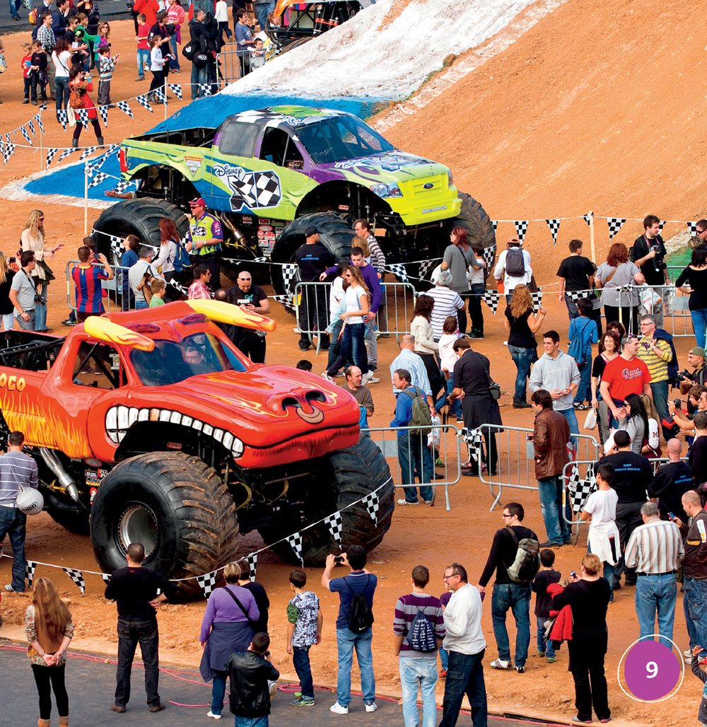 Most shows are in stadiums The stadiums are filled with dirt jumps and - photo 9