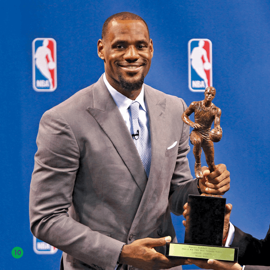 LeBron scores points He helps win games He is an MVP He played - photo 10