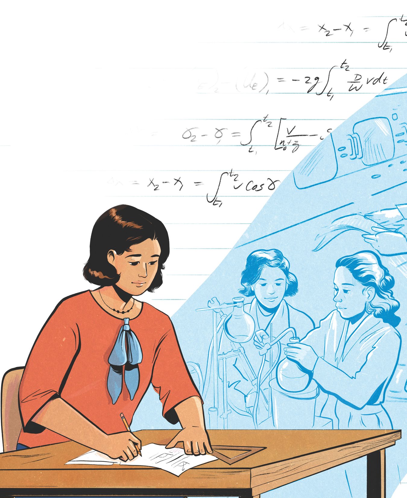 Young Mary Golda Ross pushed her pencil across the page Puzzling out math - photo 6