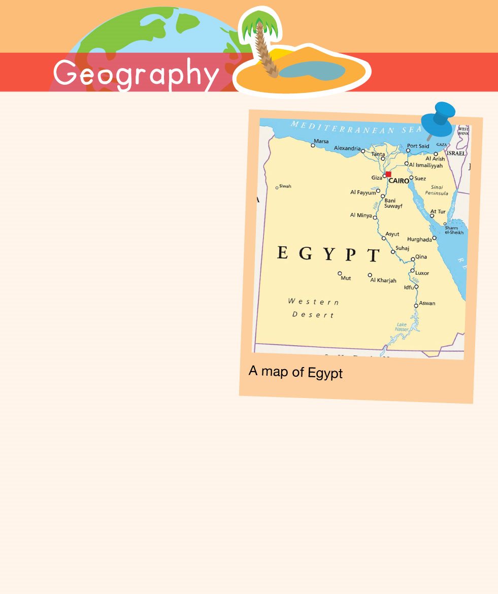 Geography Egypt is in a part of the world called the Middle East It covers - photo 8