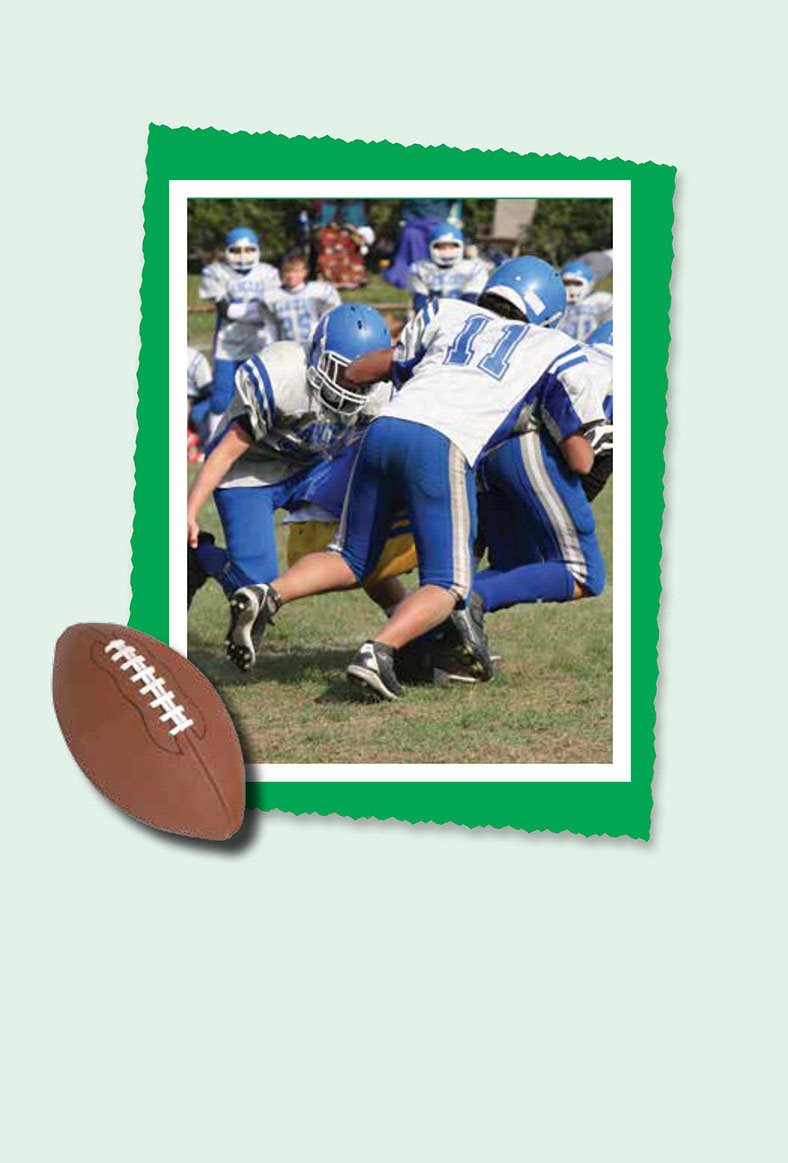 Football Football is rough but it is fun Players wear helmets and pads - photo 10