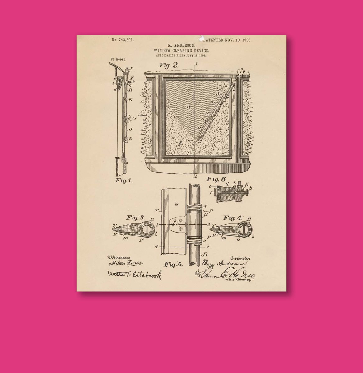 To get her patent Anderson made detailed drawings of her invention - photo 14