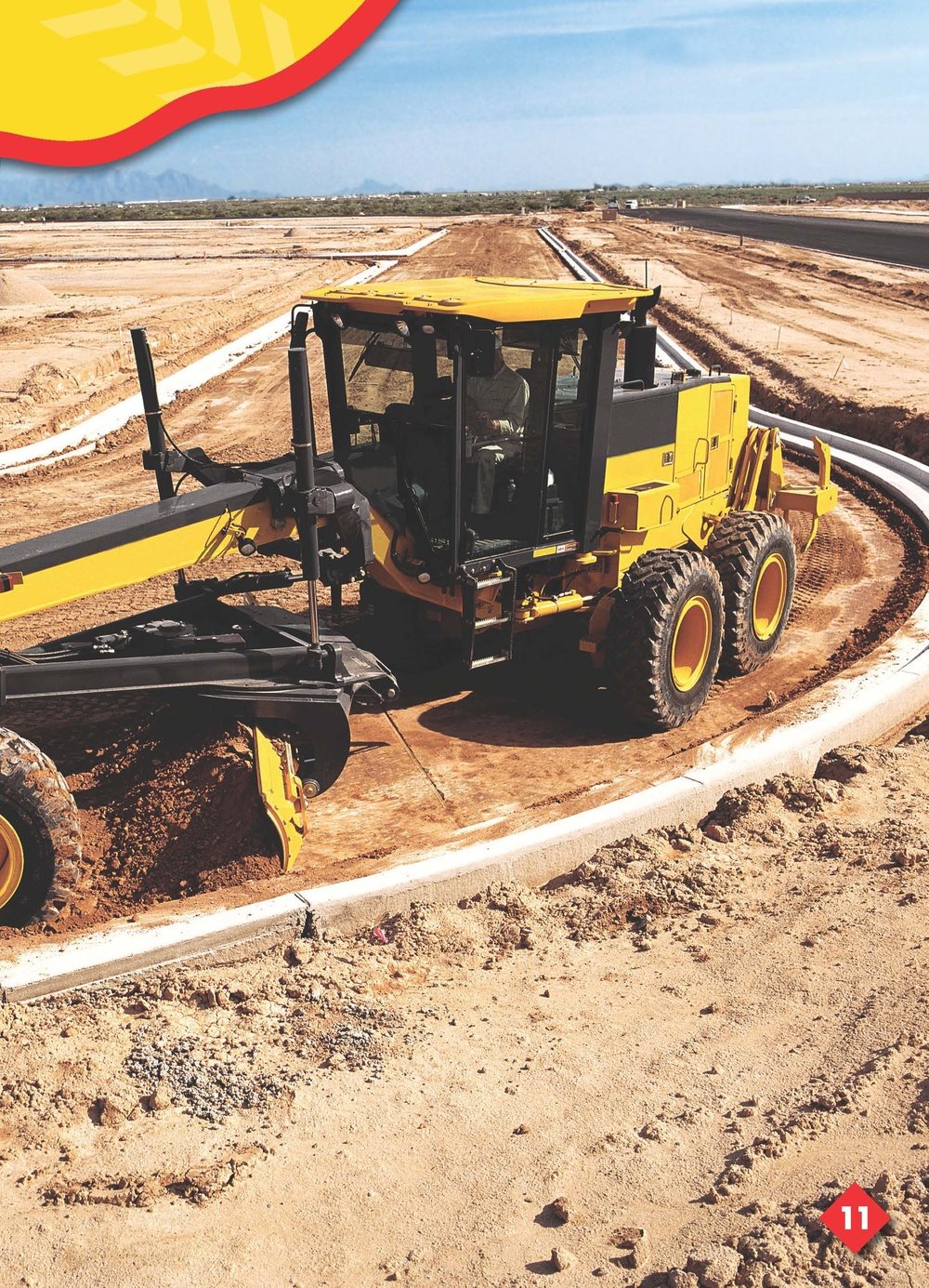 A grader has a cab a place where the driver sits A driver sits in the - photo 11