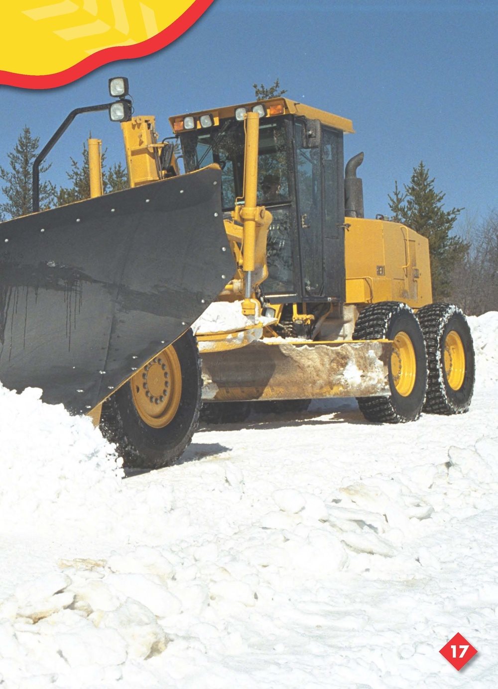 This grader flattens the top of a hill - photo 19