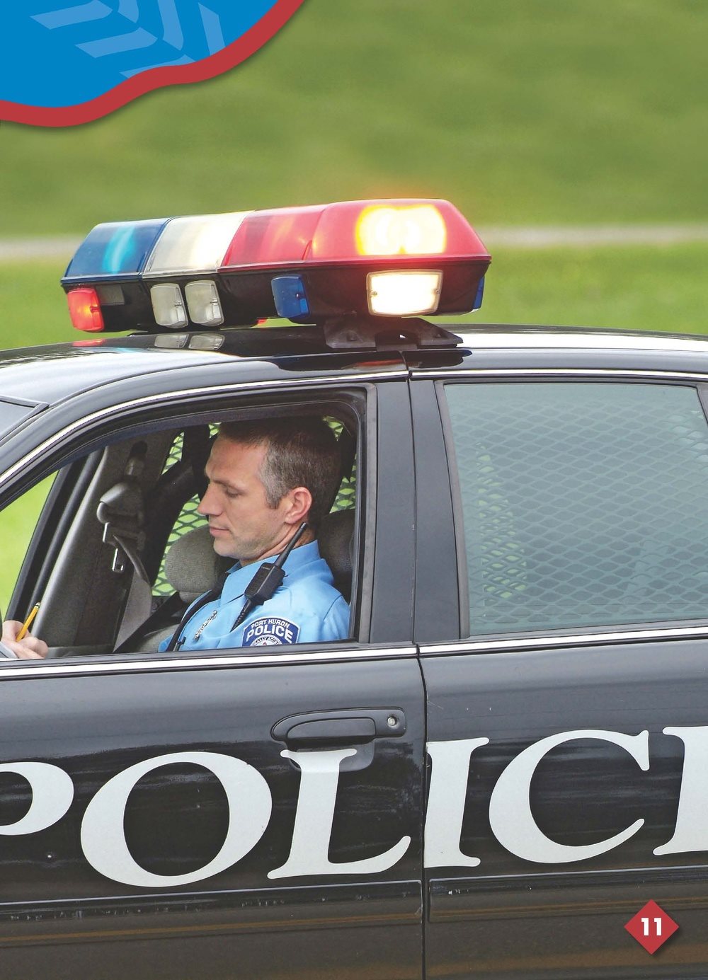 Police cars have two- way radios two-way radios radios used to talkwith - photo 13