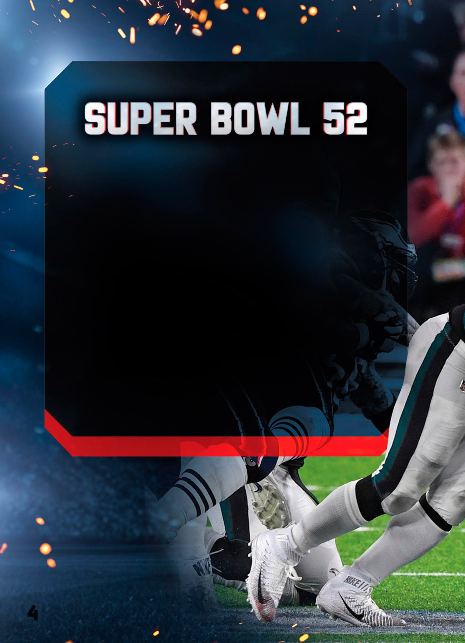 It is Super Bowl The Philadelphia Eagles lead the New England Patriots - photo 4