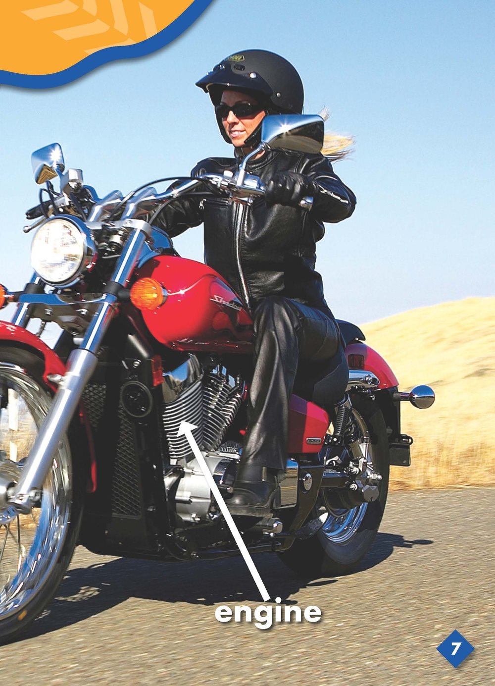 Motorcycles have handlebars the tubes in front of amotorcycle driver - photo 8