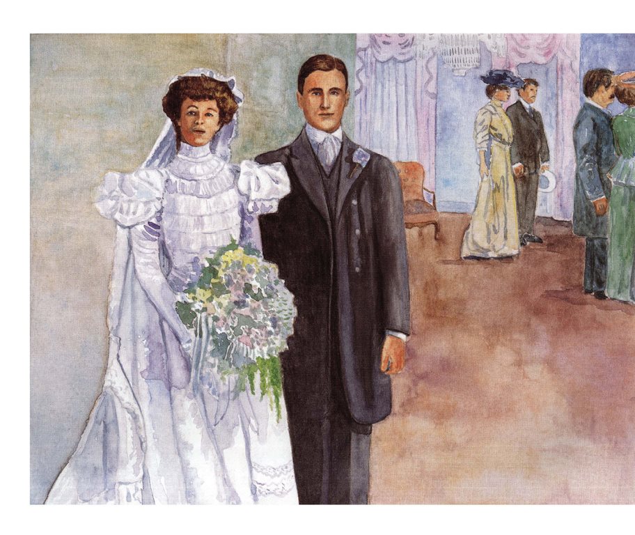 On March 17 1905 Eleanor and Franklin were married At the wedding the guests - photo 16