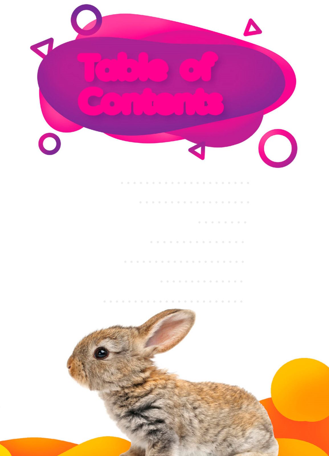 Rabbits 4 Body Parts 6 The Lives of Rabbits 12 Rabbit Facts 22 Glossary 23 To - photo 3