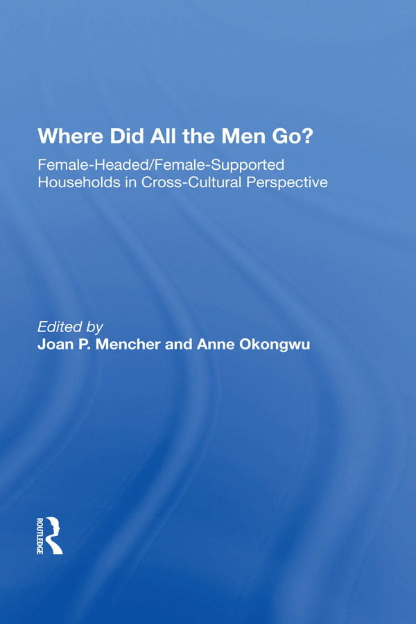 Where Did All the Men Go WOMEN IN CROSS-CULTURAL PERSPECTIVE Sue-Ellen - photo 1