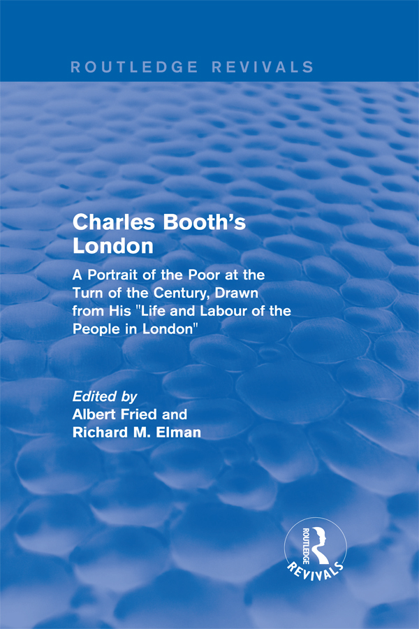 Routledge Revivals Charles Booths London First published in 1969 this book - photo 1