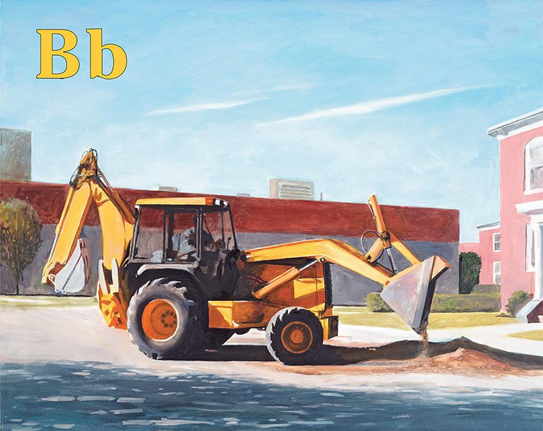 B is for Backhoe A backhoe is a piece of construction equipment that has a - photo 5