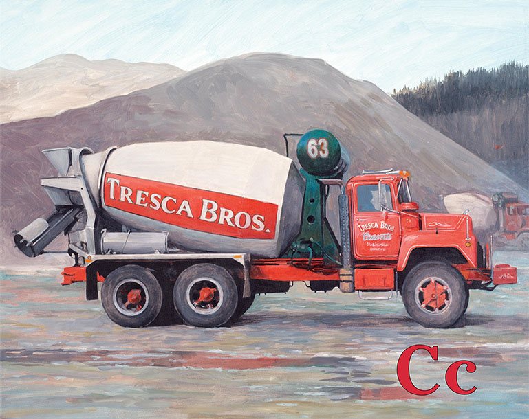 C is for Cement Mixer You can also call it a concrete truck This truck is - photo 6