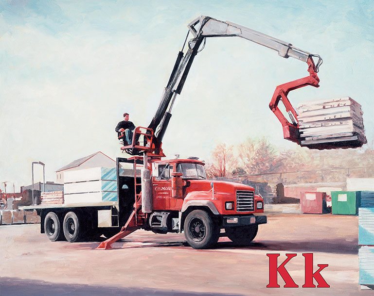 K is for Knuckleboom Loader A knuckleboom loader carries construction - photo 14