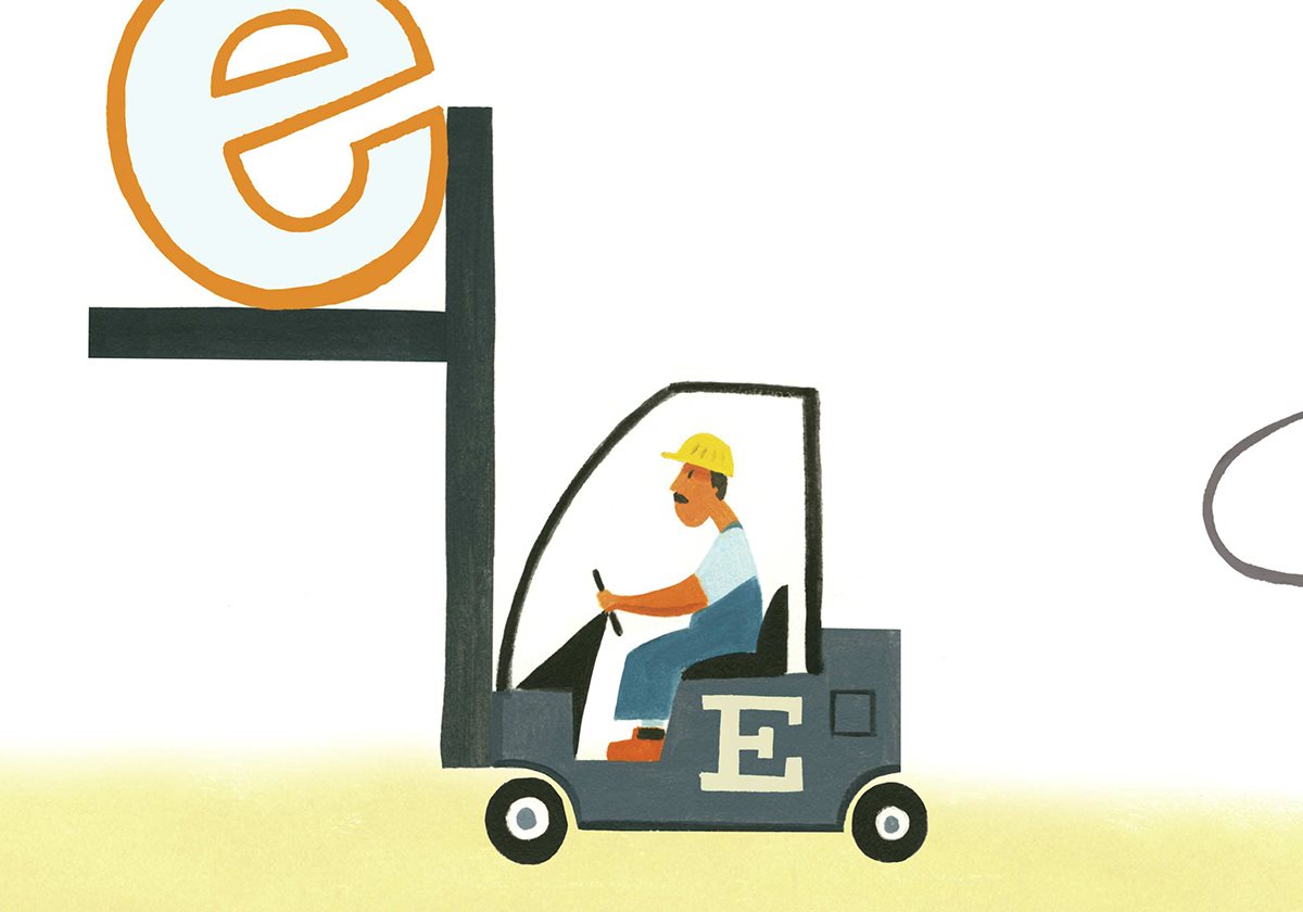 E is for elevator truck Raise the forklift up it goes F is for fuel - photo 10