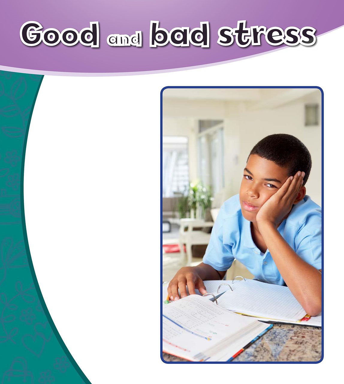 Good and bad stress Good stress comes from things you can control Trying - photo 8