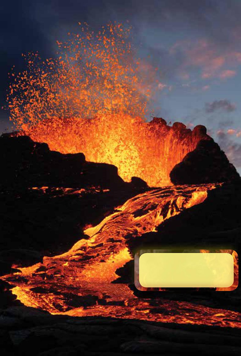 Magma MAG-muh is hot melted rock Why does this happen Earth is - photo 11