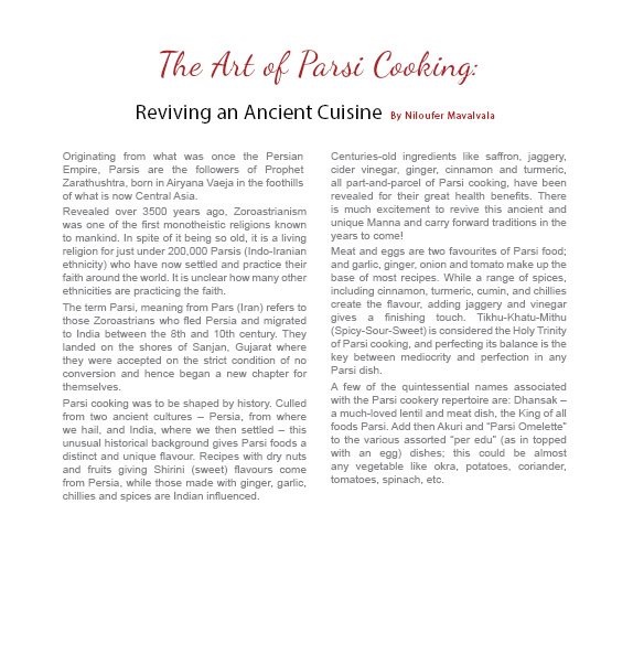 The Art of Parsi Cooking Reviving an Ancient Cuisine - photo 11