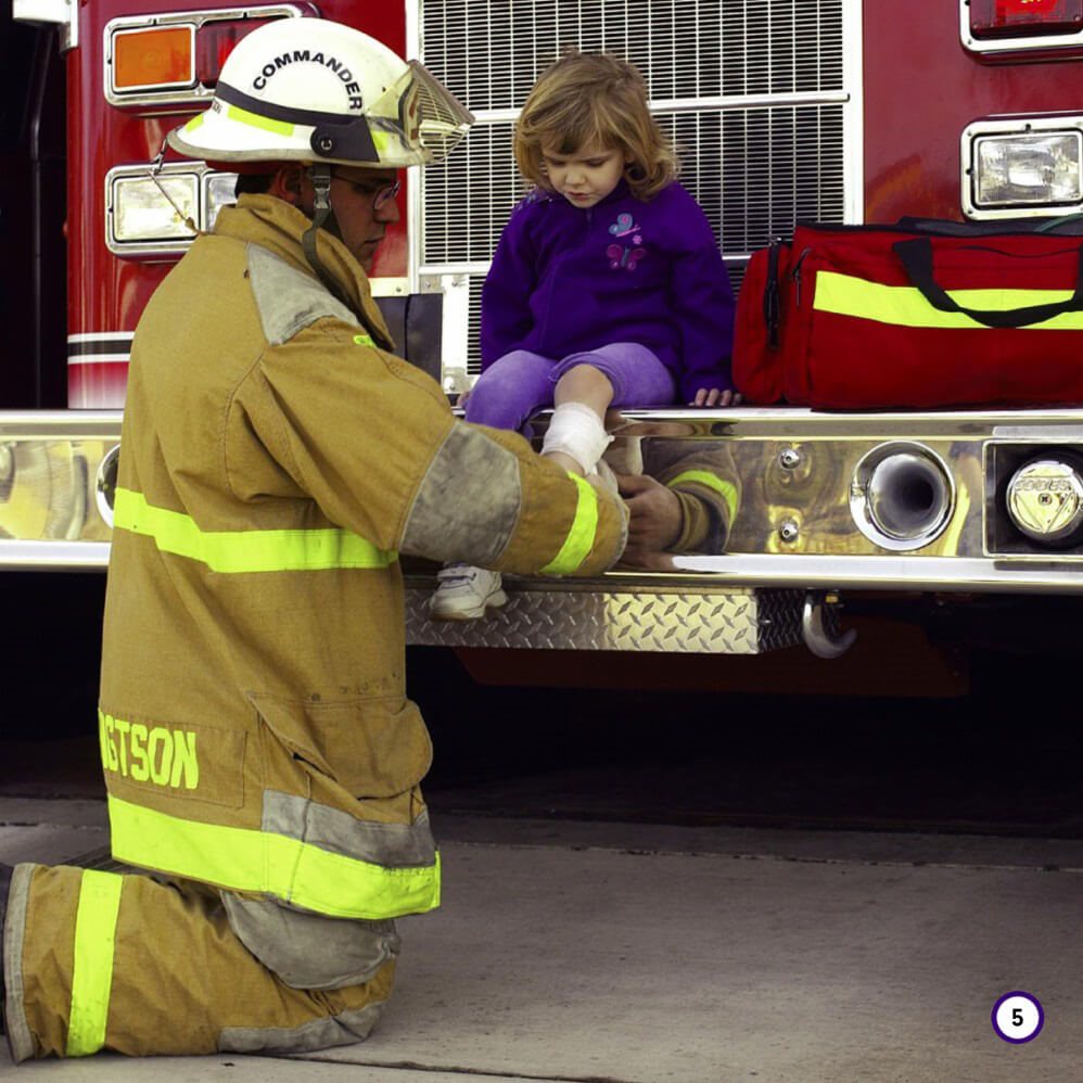 Firefighters protect people from fires They also put out fires - photo 7