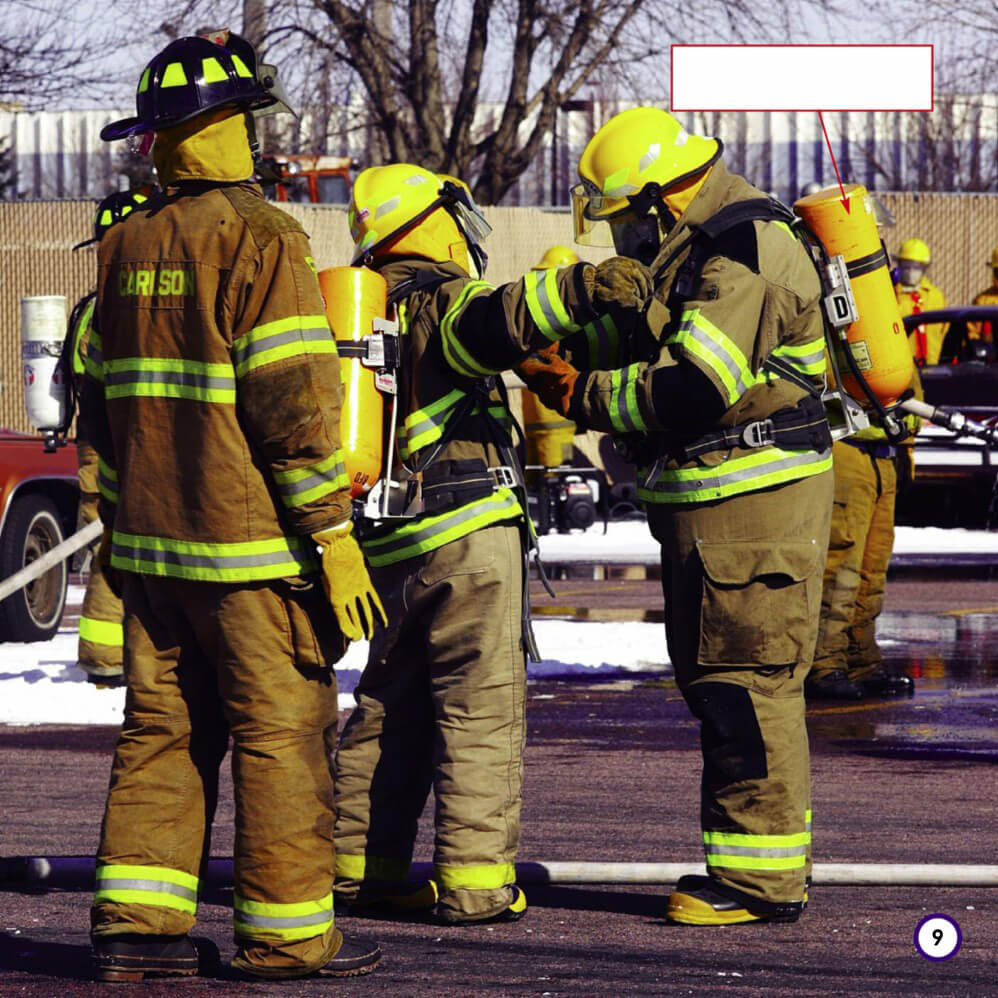 air tank Firefighters use special tools to put out fires They use h - photo 11