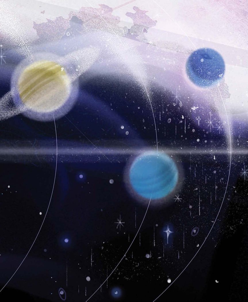 Weve sped past sideways Uranus and windy Neptune skirting the outer reaches of - photo 9