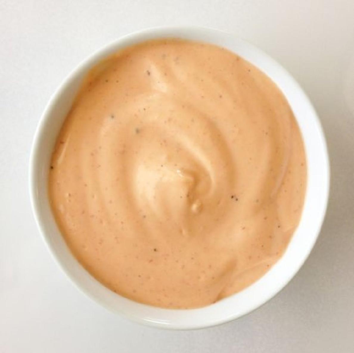 Sriracha aioli is a spicy sauce that is partnered with seafood and - photo 12