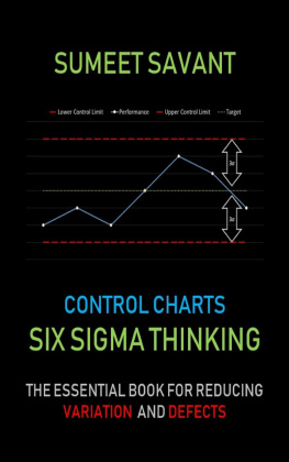 Sumeet Savant - Control Charts