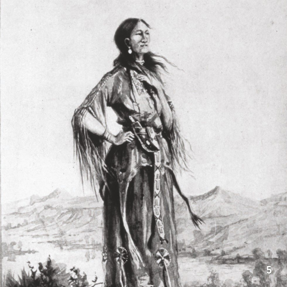 Early Life Sacagawea was born around 1788 Her father was a Shoshone - photo 7