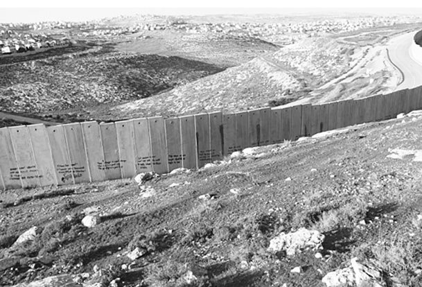 This is the section of the Israeli West Bank wall separating Israel and the - photo 2