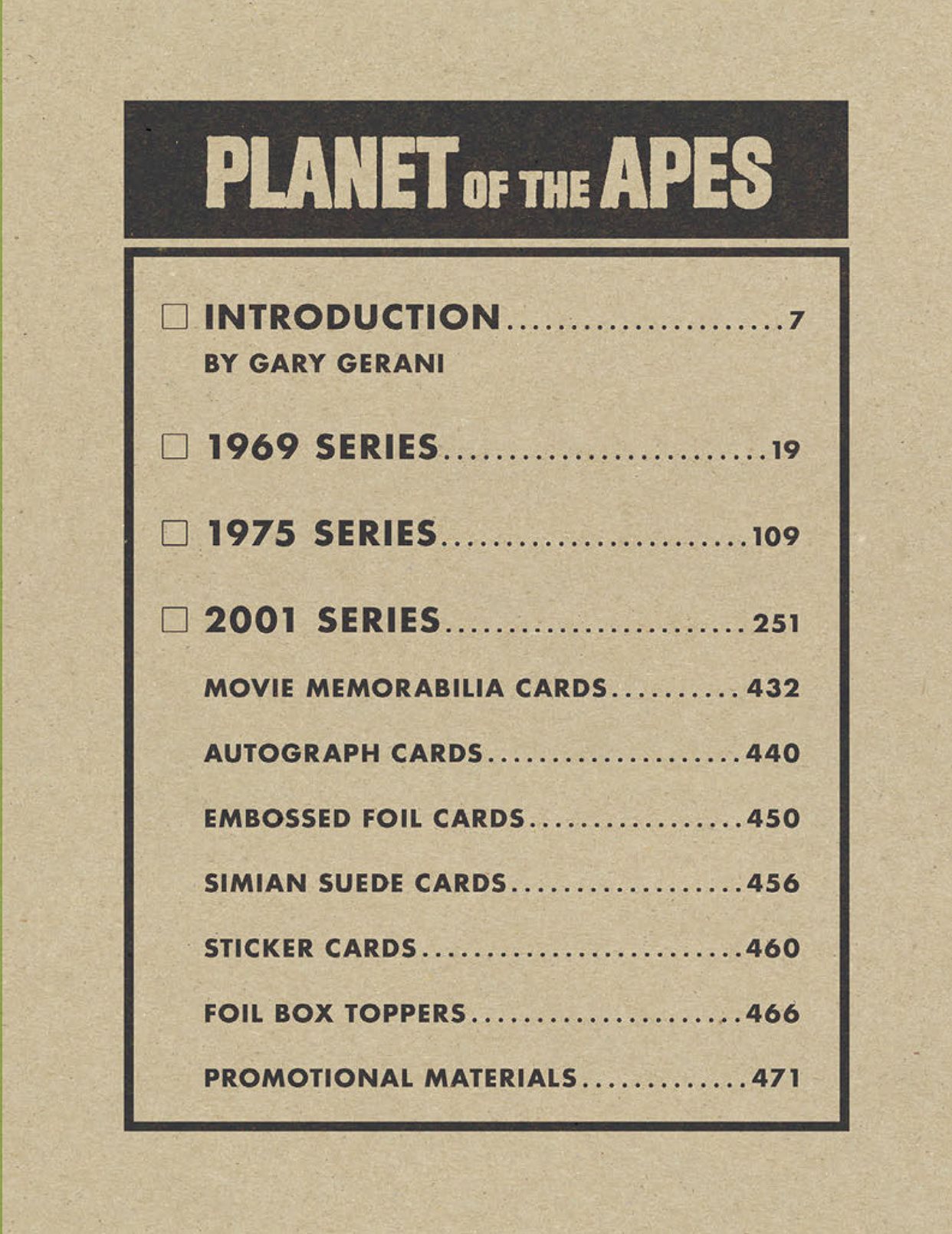 BY GARY GERANI Planet of the Apes film poster 1968 INTRODUCTION TOPPS - photo 10