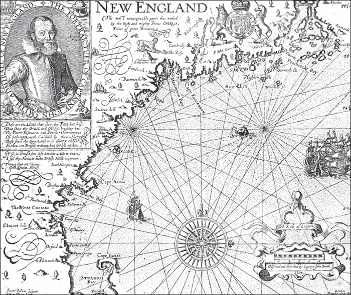 The Pilgrims studied Captain John Smiths map of New England before setting - photo 4