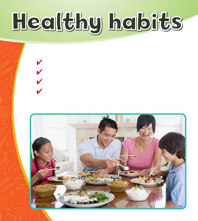 Healthy habits What do you think the habits below have in common Being - photo 6