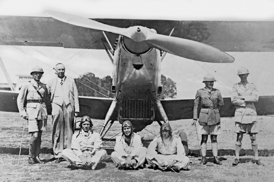 18 South Africa 1937 MD far right on a flight to Northern Rhodesia - photo 20