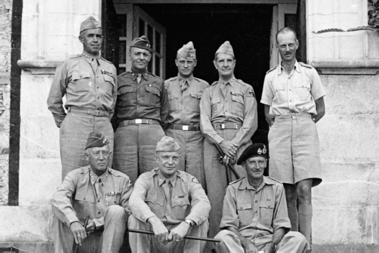 24 Ike Monty Patton Bradley three Corps Commanders and MD Dempsey - photo 26