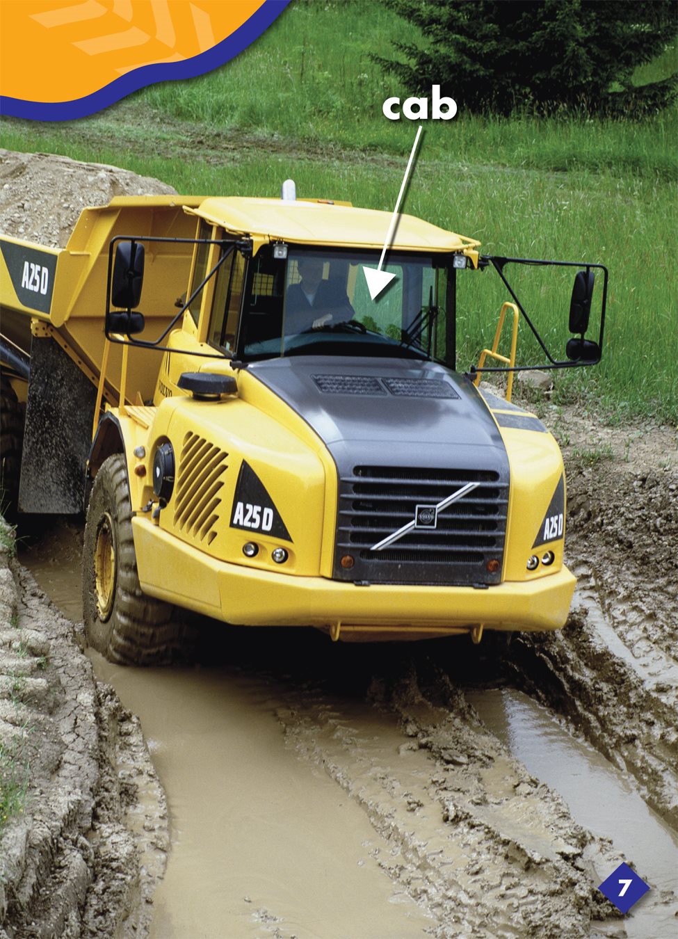 The dump truck has big tires - photo 8